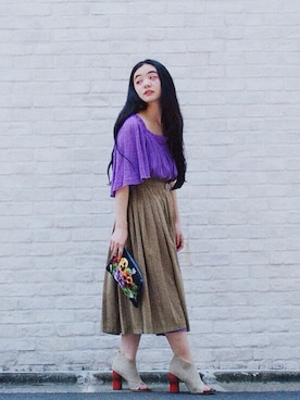 「VTOPIA（ユートピア）のアイテム」を使った、DEPT／mother／VTOPIAさん（レディース・150cm）の夏コーディネート