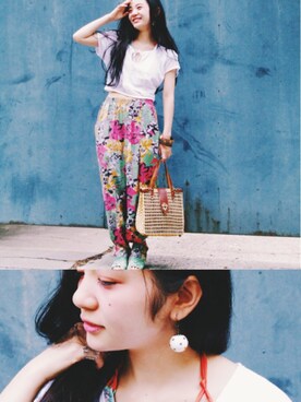 「DEPT（デプト）のアイテム」を使った、DEPT／mother／VTOPIAさん（レディース・150cm）の夏コーディネート