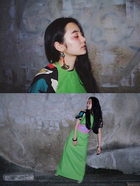 「VTOPIA（ユートピア）のアイテム」を使った、DEPT／mother／VTOPIAさん（レディース・150cm）の夏コーディネート