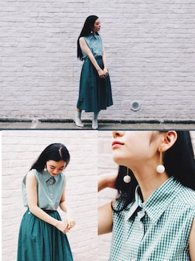 「VTOPIA（ユートピア）のアイテム」を使った、DEPT／mother／VTOPIAさん（レディース・150cm）の夏コーディネート