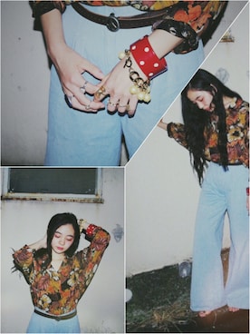 「アイテム（ブレスレット）」を使った、DEPT／mother／VTOPIAさん（レディース・150cm）の夏コーディネート