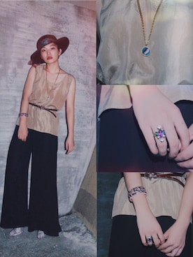 「アイテム（リング）」を使った、DEPT／mother／VTOPIAさん（レディース・150cm）の夏コーディネート