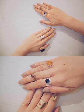 「アイテム（リング）」を使った、DEPT／mother／VTOPIAさん（レディース・150cm）の秋コーディネート