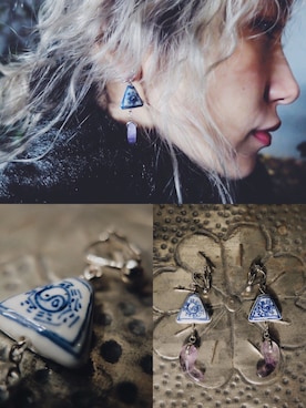 「アイテム（イヤリング）」を使った、DEPT／mother／VTOPIAさん（レディース・150cm）の冬コーディネート