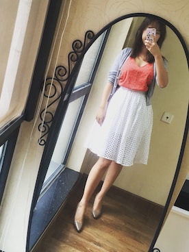 「Abercrombie&Fitch（アバークロンビーアンドフィッチ）のアイテム（キャミソール）」を使った、seniorgirlさん（レディース・160cm）の秋コーディネート