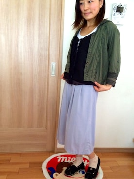 なお奈穂さん（レディース・157cm）の秋コーディネート