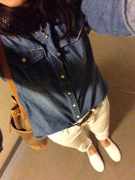 「PATTERN（パターン）のアイテム」を使った、ゆーきさん（レディース・157cm）の春コーディネート