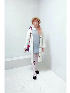 bibiさん（レディース・156cm）の冬コーディネート