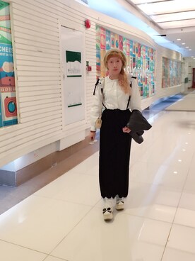 「BellyButton（ベリーボタン）のアイテム（その他シューズ）」を使った、bibiさん（レディース・156cm）の春コーディネート