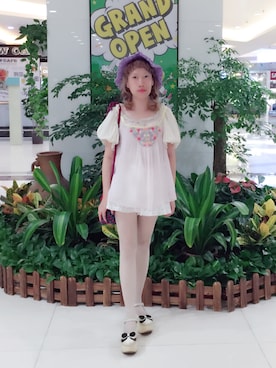 「BellyButton（ベリーボタン）のアイテム（その他シューズ）」を使った、bibiさん（レディース・156cm）の秋コーディネート