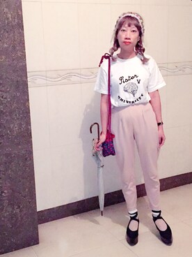 「Sister（シスター）のアイテム」を使った、bibiさん（レディース・156cm）の秋コーディネート