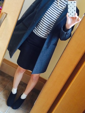 「NICE CLAUP（ナイスクラップ）のアイテム（ブーティ）」を使った、ぴさん（レディース・160cm）の冬コーディネート