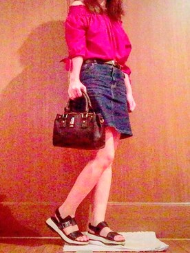 「Parks（パークス）のアイテム」を使った、ともみさん（レディース・158cm）の秋コーディネート