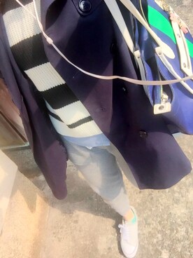 「179/WG NICOLE CLUB（イチナナキュウ/ダブルジー）のアイテム（ジャケット/アウター）」を使った、r.さん（レディース・163cm）の春コーディネート