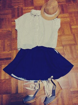 sry  × im△さん（レディース・158cm）の夏コーディネート