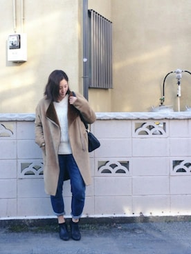 sry × im△さん(レディース・157cm)の冬コーディネート