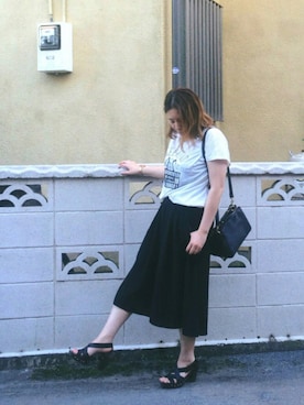 「BEAUTY&YOUTH UNITED ARROWS（ビューティーアンドユースユナイテッドアローズ）のBYSF∴ カラー2WAYハンドショルダー ◆（ハンドバッグ）」を使った、sry  × im△さん（レディース・157cm）の夏コーディネート