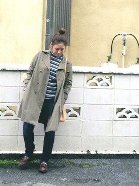 「URBAN RESEARCH（アーバンリサーチ）のアイテム（ピアス（両耳用））」を使った、sry  × im△さん（レディース・157cm）の秋コーディネート