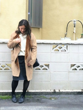 sry × im△さん(レディース・157cm)の秋コーディネート