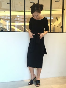 「Paloma Barcelo（パロマバルセロ）のアイテム」を使った、MIYOさん（レディース・158cm）の春コーディネート