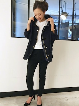 「MIANSAI（マイアンサイ）のアイテム」を使った、MIYOさん（レディース・158cm）の夏コーディネート