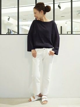 「Deuxieme Classe(Deuxieme Classe)」｜MIYOさん（レディース・158cm）の夏コーディネート