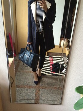 「MERCURYDUO（マーキュリーデュオ）のアイテム（その他トップス）」を使った、soonmi nyさん（レディース・149cm）の秋コーディネート