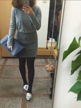 「タイト」｜「アイテム（その他シューズ）」を使った、soonmi nyさん（レディース・149cm）の冬コーディネート