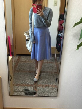 「アイテム（その他シューズ、グレー系）」を使った、soonmi nyさん（レディース・149cm）の冬コーディネート