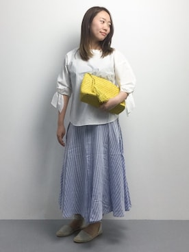 「DRWCYS（ドロシーズ）のアイテム（サンダル）」を使った、あんりさん（レディース・156cm）の春コーディネート
