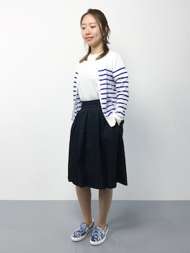 「Te chichi TERRASSE（テチチテラス）のアイテム（パンツ）」を使った、あんりさん（レディース・156cm）の春コーディネート