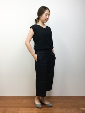 「rag & bone（ラグアンドボーン）のアイテム（パンツ）」を使った、あんりさん（レディース・156cm）の夏コーディネート