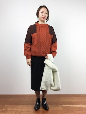 あんりさん(レディース・156cm)の秋コーディネート