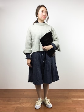 あんりさん（レディース・156cm）の秋コーディネート