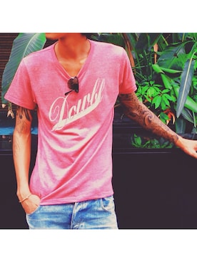 江崎龍哉さん（メンズ・184cm）の夏コーディネート