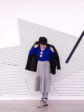 「MONKI（モンキ）のアイテム（ダウンジャケット/コート）」を使った、Sir さん（レディース・158cm）の冬コーディネート