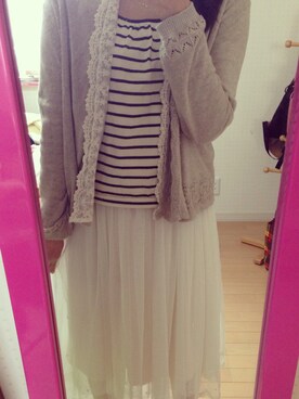 ʕ•͡•ʔ**さん（レディース・160cm）の春コーディネート