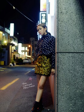 「wearsg」｜MayJune陈美君さん（レディース・155cm）の秋コーディネート
