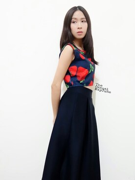 「wearsg」｜「アイテム（タンクトップ）」を使った、MayJune陈美君さん（レディース・155cm）の冬コーディネート