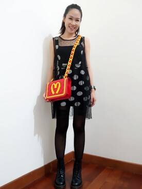 「wearsg」｜「アイテム（ショルダーバッグ）」を使った、MayJune陈美君さん（レディース・155cm）の春コーディネート