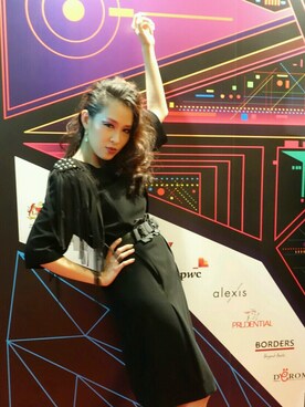 「wearsg」｜「アイテム（ワンピース）」を使った、MayJune陈美君さん（レディース・155cm）の春コーディネート