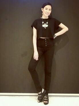 「wearsg」｜「アイテム（アクセサリー）」を使った、MayJune陈美君さん（レディース・155cm）の夏コーディネート