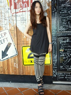 「wearsg」｜「アイテム（レッグウェア）」を使った、MayJune陈美君さん（レディース・155cm）の秋コーディネート
