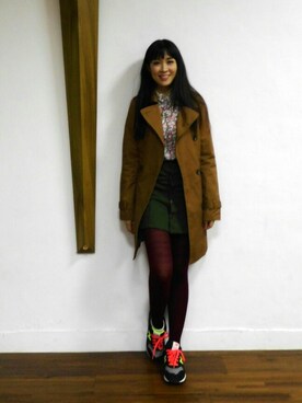 「wearsg」｜「アイテム（スニーカー）」を使った、MayJune陈美君さん（レディース・155cm）の秋コーディネート