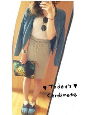 kaoriii05さん（レディース・153cm）の夏コーディネート