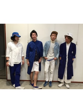 「ブルー x ホワイト」｜jyojiさん（メンズ・172cm）の春コーディネート