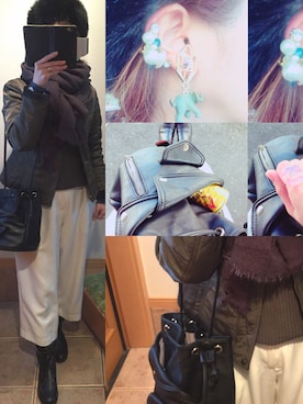 「お買い物」｜「アイテム（ブーツ）」を使った、hakanaさん（レディース・153cm）の冬コーディネート