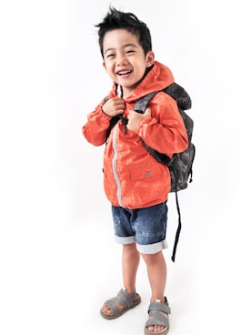 「ZARA KIDS」｜「アイテム（その他アウター）」を使った、Kana くんさん（キッズ・80cm）の夏コーディネート