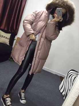 「R（アール）のアイテム（ジャケット/アウター）」を使った、Raven さん（レディース・168cm）の秋コーディネート
