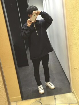「ベルクロ」｜リトさん（メンズ・163cm・10代）の冬コーディネート